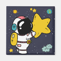 Astronaut Space Cartoon 