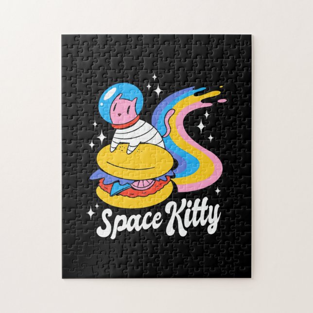 Astronaut Space Cat Jigsaw Puzzle (Vertical)