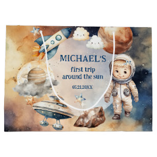 Astronaut Space First Trip Around The Sun Gift Bag