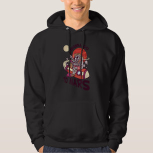 Astronaut Space Galaxy I Wanna Go To Mars Hoodie