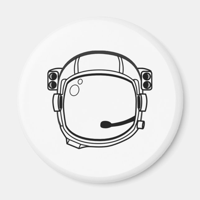 Astronaut Space Helmet Magnet (Front)