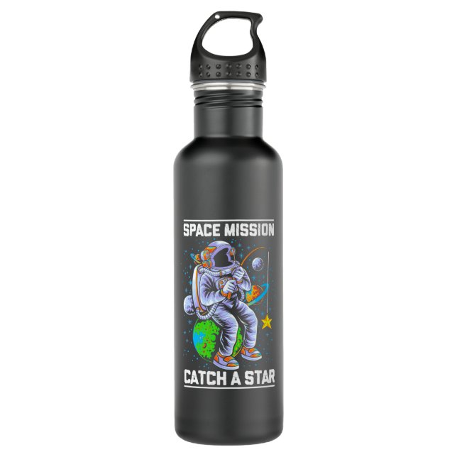 Astronaut Space Mission Catch A Star 710 Ml Water Bottle (Front)