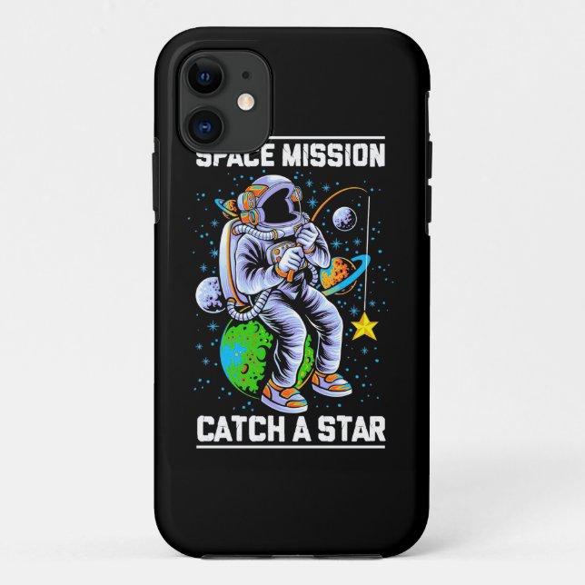 Astronaut Space Mission Catch A Star Case-Mate iPhone Case (Back)