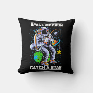 Astronaut Space Mission Catch A Star Cushion