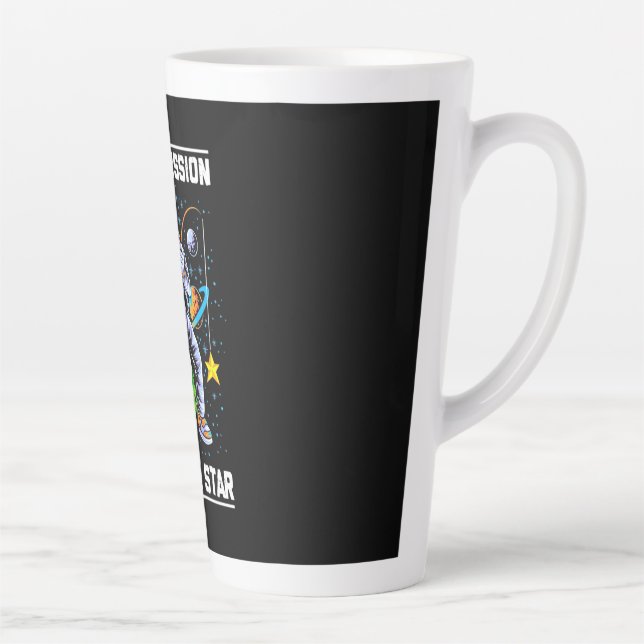 Astronaut Space Mission Catch A Star Latte Mug (Right)