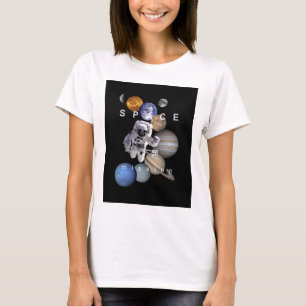 astronaut space mission solar system planets T-Shirt