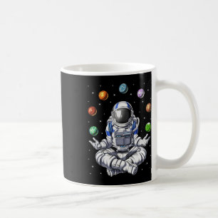 Astronaut Space Planets Meditation Yoga Spiritual Coffee Mug