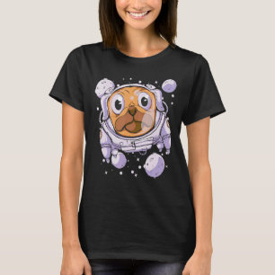Astronaut Space Suit Space Planets Flight Captain T-Shirt