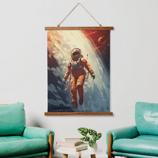 Astronaut Space Travel Hanging Tapestry (Living Room)