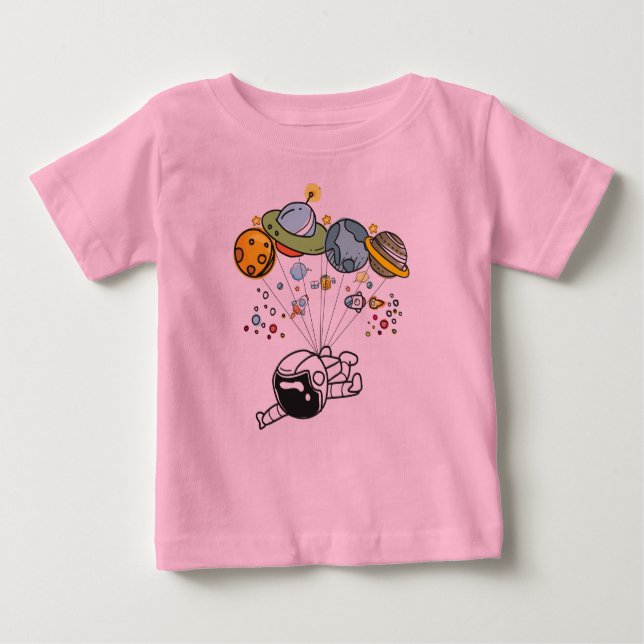 Astronaut Space Travel T Shirt - NASA UFO Tee (Front)
