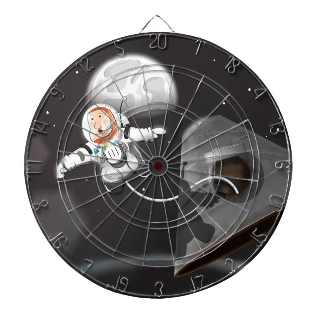 Astronaut Space Walk Dartboard (Front)