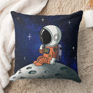 Astronaut, Spaceman, Cosmic Cushion