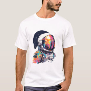 Astronaut Spaceman World Space Discovery Adventure T-Shirt