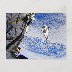 Astronaut Spacewalk Postcard