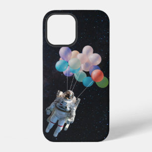 Astronaut Stars & Space Colourful Balloons iPhone 12 Case