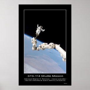 Astronaut Stephen K. Robinson International Space Poster