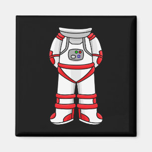 Astronaut Suit Head Cool Space Rocketman Halloween Magnet