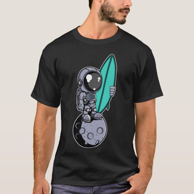 Astronaut Surfer T-Shirt (Front)