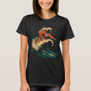 Astronaut Surfing Cosmic Ocean Wave Space Rider _1 T-Shirt