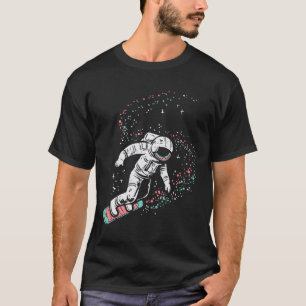 Astronaut Surfing Space Galaxy Surf Surfer Men Wom T-Shirt