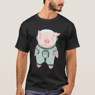 Astronaut Swine Astronaut Pig T-Shirt