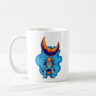Astronaut Swing In The Space Coffee Mug