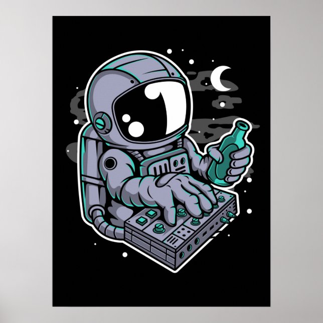 Astronaut Synthesizer  Poster (Front)