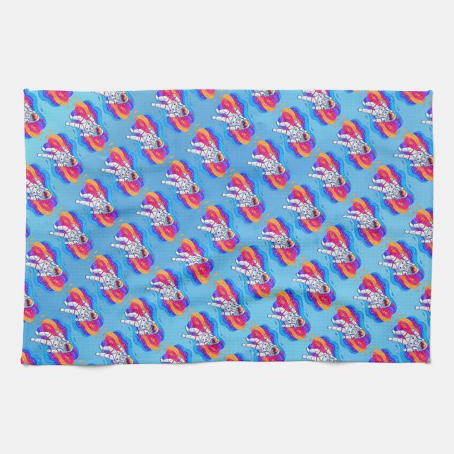 Astronaut Tea Towel (Horizontal)