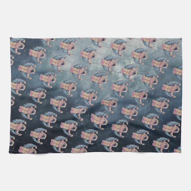 Astronaut Tea Towel (Horizontal)