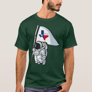 Astronaut Teas Pride Space Eploration Holding Stat T-Shirt