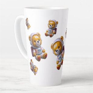 Astronaut Teddy Latte Mug
