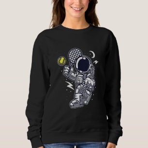 Astronaut Tennis Space Galaxy For Adults Kids Sweatshirt