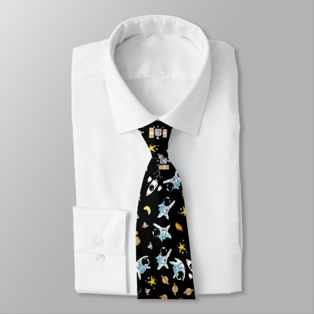 Astronaut theme in space tie (Tied)
