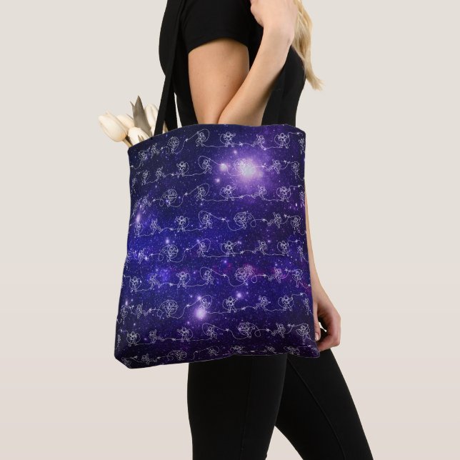 Astronaut Tote Bag (Close Up)