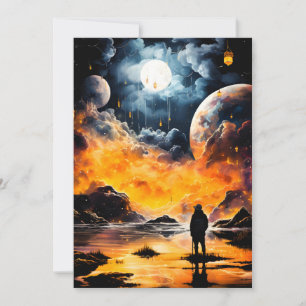 Astronaut Traveller Cosmic Horizon Journey Announcement