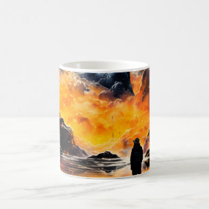 Astronaut Traveller Cosmic Horizon Journey Coffee Mug