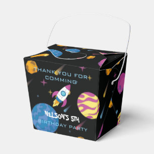 Astronaut Travelling Galaxy Birthday Favour Box