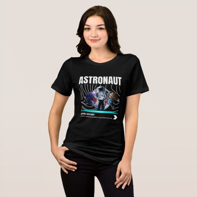 Astronaut Tri-Blend Shirt (Front Full)