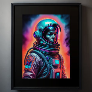 Astronaut Two Poster