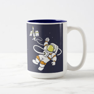 Astronaut Two-Tone Coffee Mug