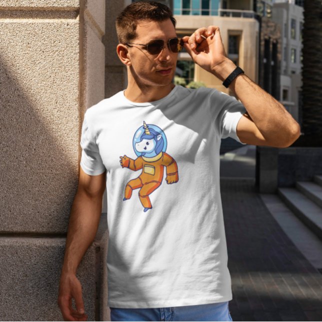 Astronaut Unicorn T Shirt Cartoon Design (Creator Uploaded)
