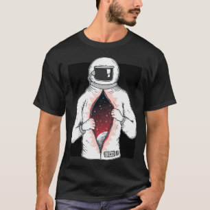 Astronaut Unzipped- Interesting Space Tees. T-Shirt