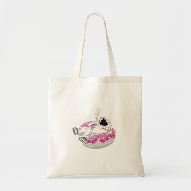 Astronaut Vacation Tote Bag (Front)