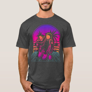 Astronaut Vaporwave 80s Style Vintage T-Shirt