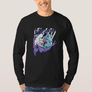 Astronaut Versus Alien Astral Cosmic For Space T-Shirt