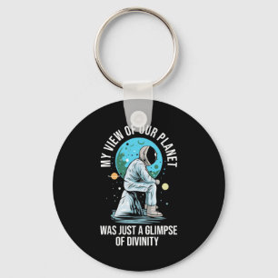 Astronaut View Of Our Planet Key Ring