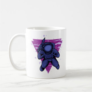 Astronaut War In Space Coffee Mug