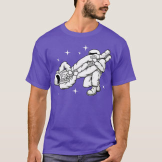Astronaut Weltraum Jiu Jitsu Karate Kampfsport T-Shirt