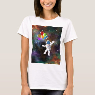 Astronaut with Balloons T-Shirt
