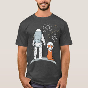 Astronaut With Dog T-Shirt